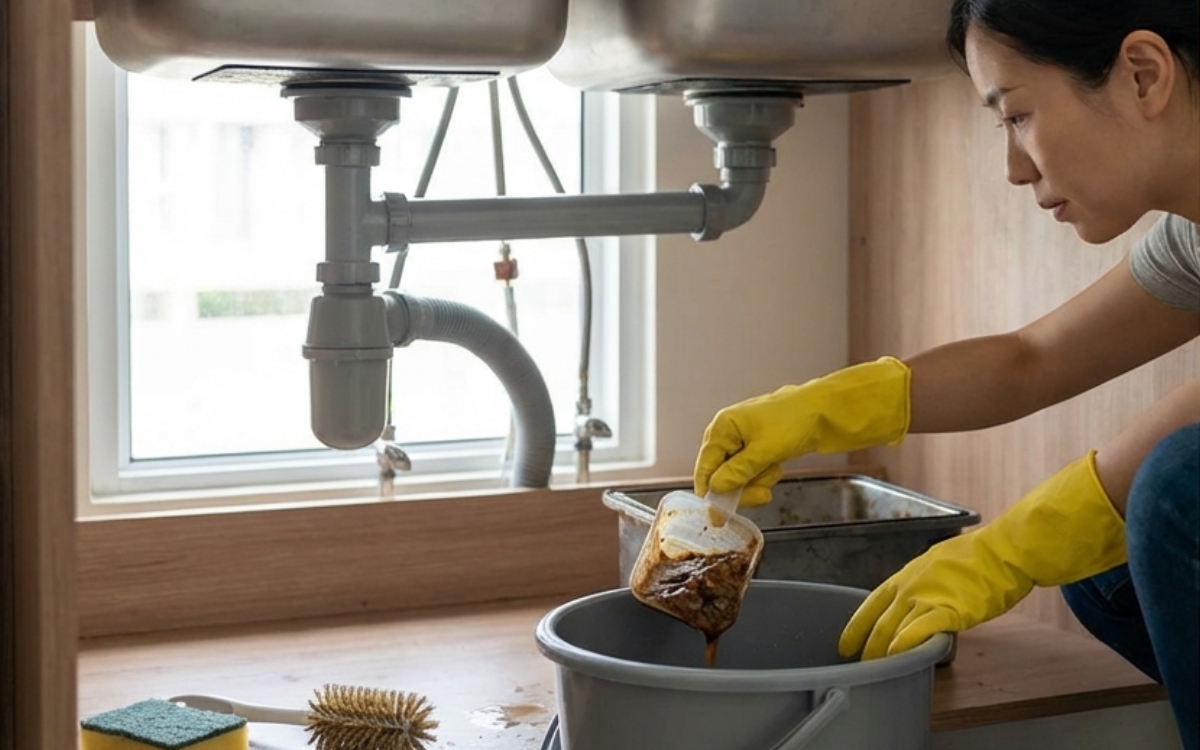 บ่อดักไขมันตัน! วิธีแก้ปัญหาง่ายๆ และการดูแลรักษา