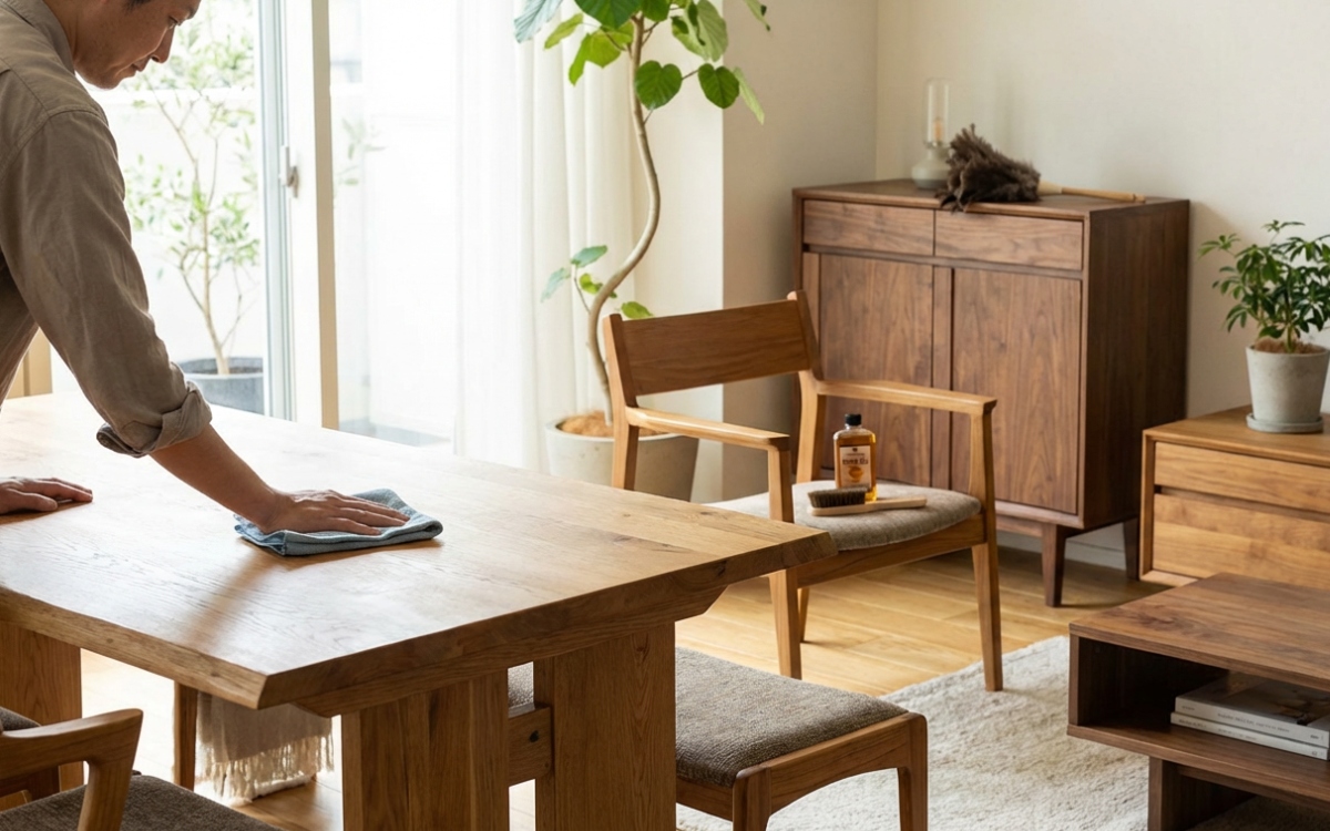 ดูแลเฟอร์นิเจอร์ไม้ให้สวยเหมือนใหม่