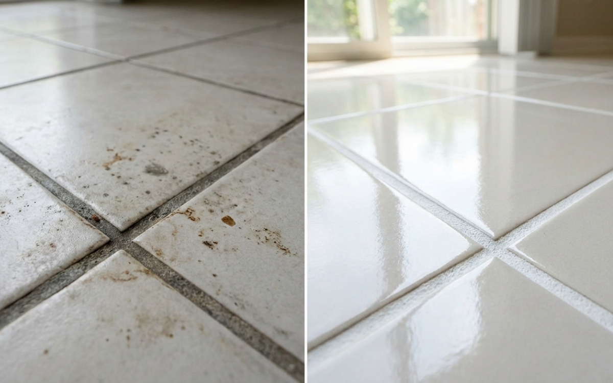 วิธีทำความสะอาดร่องยาแนวกระเบื้อง