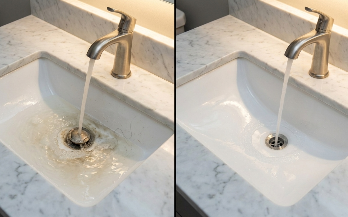 วิธีแก้ไขท่อตันด้วยของใกล้ตัว